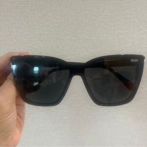 Quay Australia Nightfall Polarized Matte Black 143-15-145 Sunglasses Shield